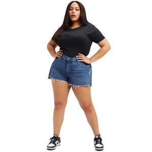 Good America GOOD ’90S SHORTS size 22 NWT